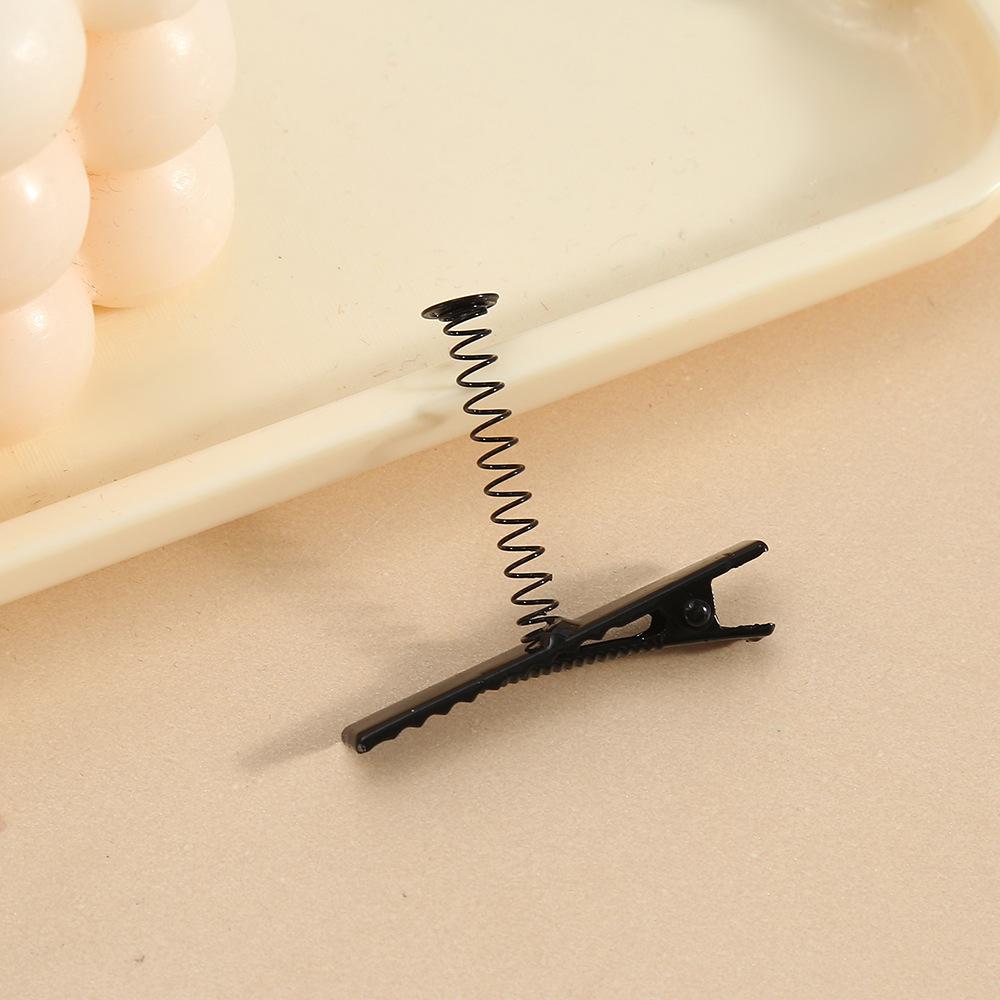 DIY Hairpin Accessories Black Metal Spring Clip Simple All-Match Children's Duckbill Clip Headdress Hairpin Accessories Wholesale