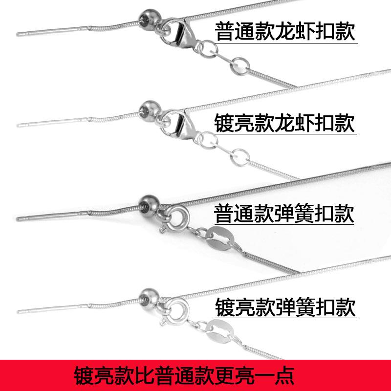 Titanium Steel Non-Fading Universal Chain Stainless Steel Necklace Women's Light Luxury Clavicle Chain Autumn and Winter Adjustable High-Grade DIY Accessories