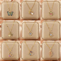 Japanese and Korean Style Titanium Steel Necklace Women's Light Luxury Niche Design High-Grade All-Match Clavicle Chain Love Pendant Jewelry Wholesale