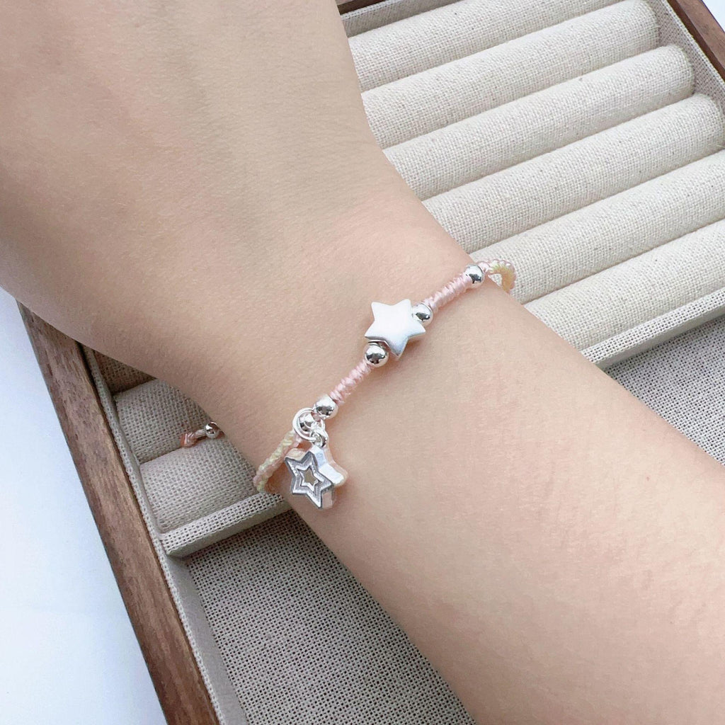 New Handmade Star Wish Hand Rope Couple Woven Sweet Gift for Girlfriend Couple Birthday Gift