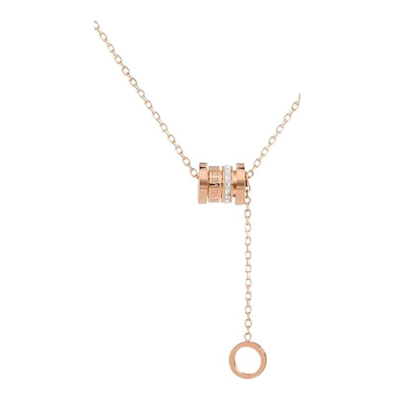 Titanium Steel Non-Fading Small Waist Light Luxury Necklace Female Summer Internet Celebrity Niche Advanced Design Accessories Clavicle Chain Pendant