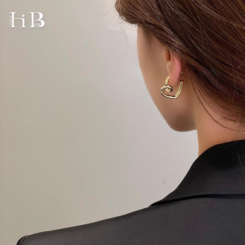 Fashion Cold Style Niche Design Ins Lovely Ear Studs High-End Simple Personality Sweet Cool Exquisite All-Match Earrings