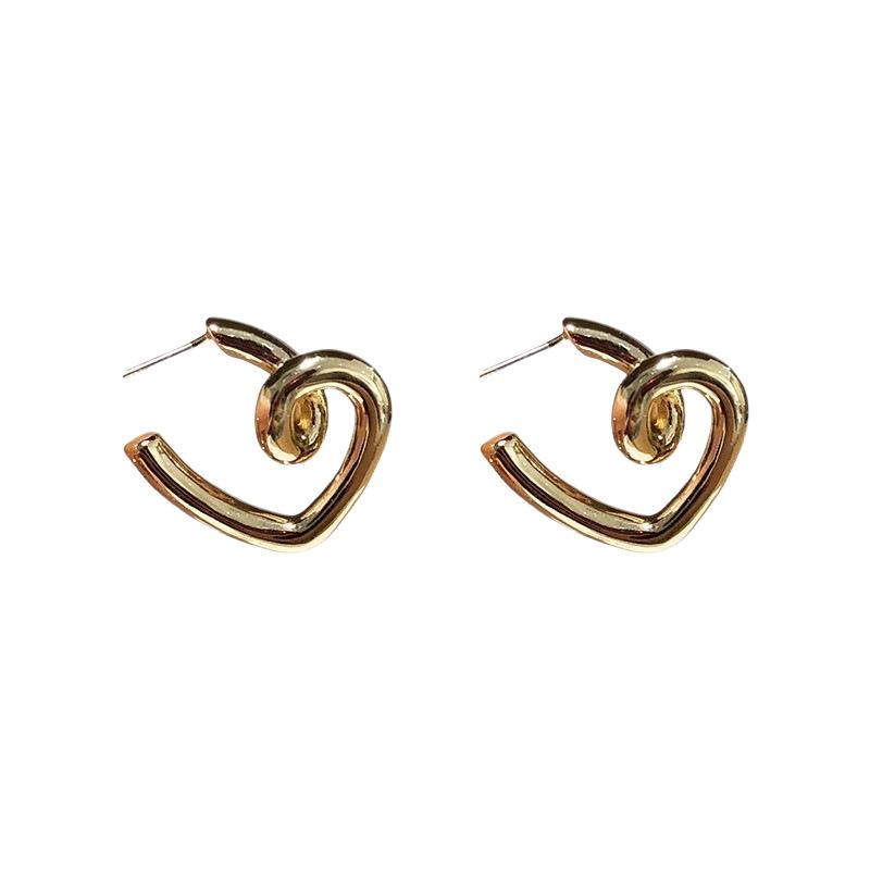 Fashion Cold Style Niche Design Ins Lovely Ear Studs High-End Simple Personality Sweet Cool Exquisite All-Match Earrings