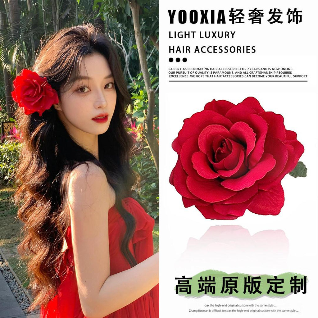 Holiday Style Side Clip Duckbill Clip Headdress Pure Desire Wind Simulation Butterfly Orchid Egg Flower Hairpin Starfish Seaside Hairpin
