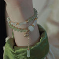 New Chinese Style Bamboo Beaded Bracelet Vintage Design Handmade Ancient Style Girlfriends Birthday Gift Bracelet
