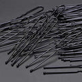 U-Shaped Clip Black Updo Bridal Headdress Hairpin Studio Female Hair Tie Ball Head Flower Brace Hair Accessories