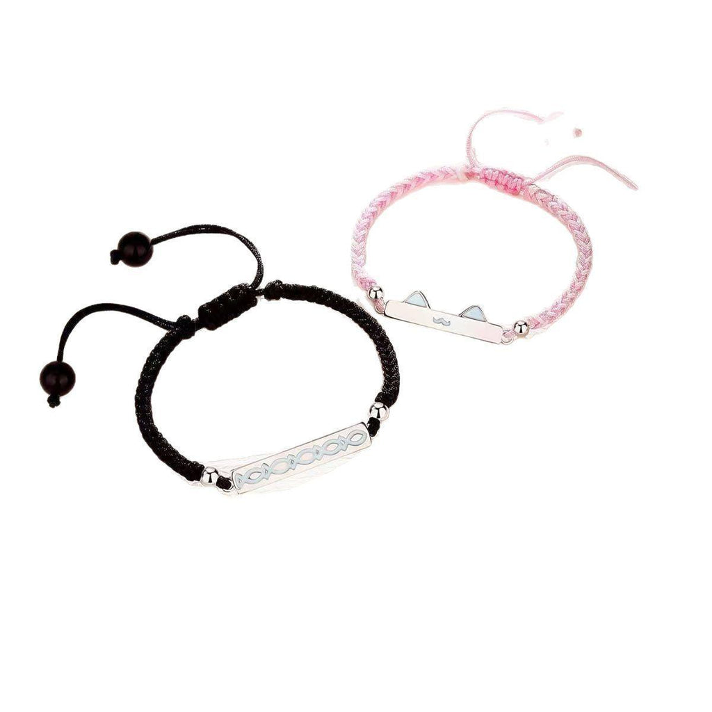 Cat Fish Love Luminous Fluorescent Couple Design Niche Bracelet Advanced Ins Bracelet Gift Qixi Girlfriend