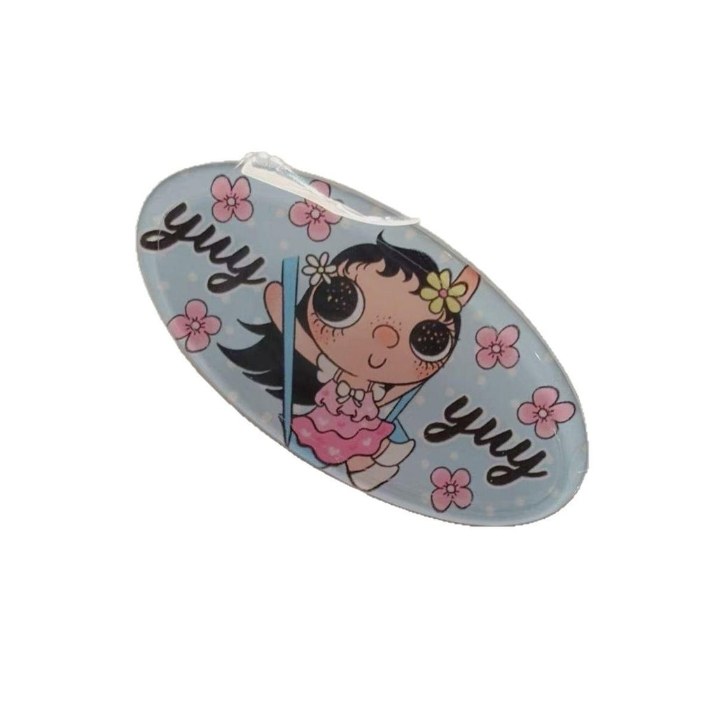 Xiaoyu Yuyu Big Eye Girl Hairpin Girl's Heart Side Clip Ins Style Cartoon Bangs Clip Cute Popular Hair Accessories