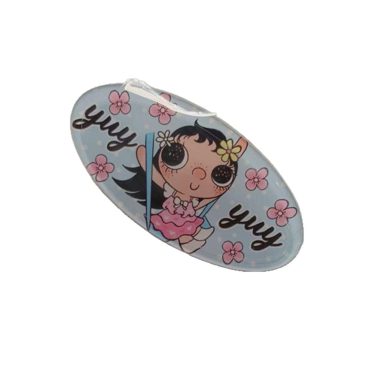 Xiaoyu Yuyu Big Eye Girl Hairpin Girl's Heart Side Clip Ins Style Cartoon Bangs Clip Cute Popular Hair Accessories