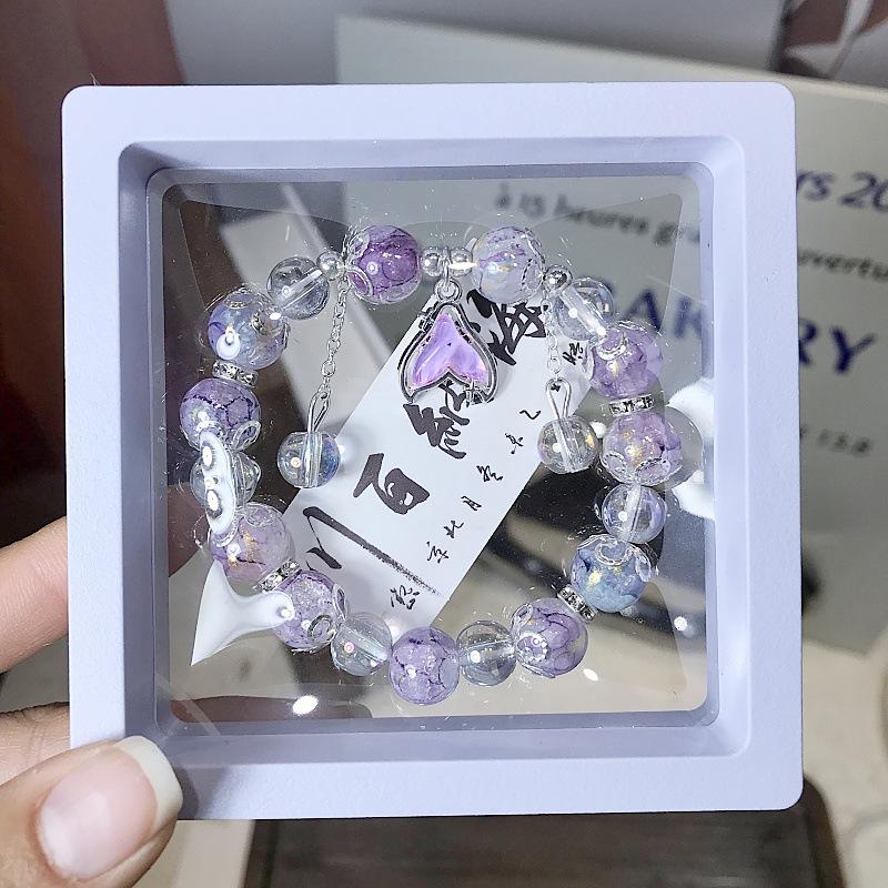 New Fishtail Bracelet Small Red Book Same Style Niche Design Bracelet for Girlfriend Student Bracelet Scenic Spot Wholesale