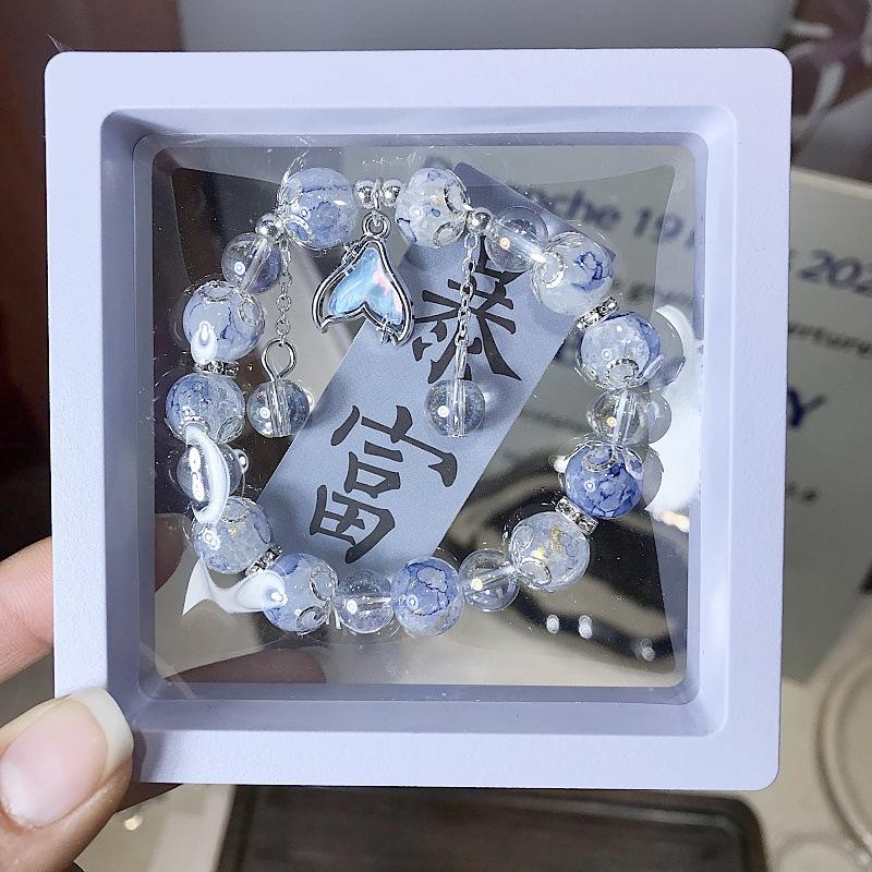 New Fishtail Bracelet Small Red Book Same Style Niche Design Bracelet for Girlfriend Student Bracelet Scenic Spot Wholesale