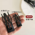 Black Matte Comb BB Clip Simple All-Match Broken Hairpin Side Clip Forehead Bangs Clip Quality Hair Accessories Hairpin