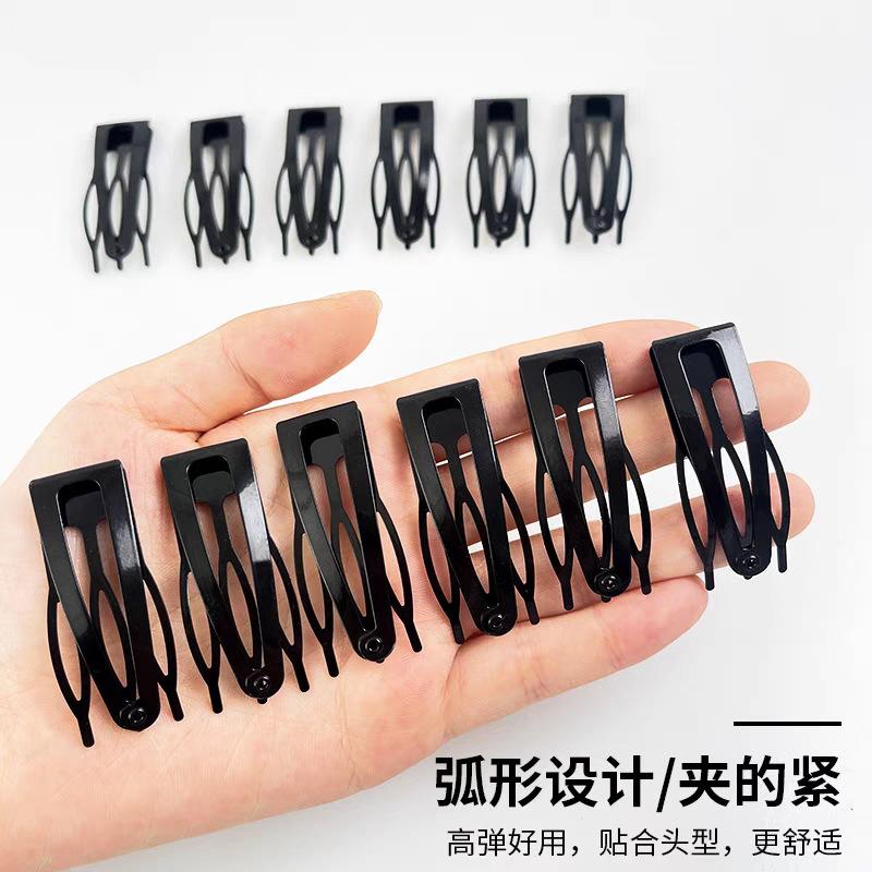 Black Matte Comb BB Clip Simple All-Match Broken Hairpin Side Clip Forehead Bangs Clip Quality Hair Accessories Hairpin