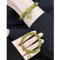 New Chinese Original Olive Green Bracelet White All-Match Opal First Bitter and Sweet DIY Handmade Gift Bracelet