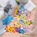 Y2g Dopamine Five-Pointed Star Children's Hairpin Cute Star Clip Sweet Spicy Wind Side Clip Broken Hairpin Sweet Hair Accessories