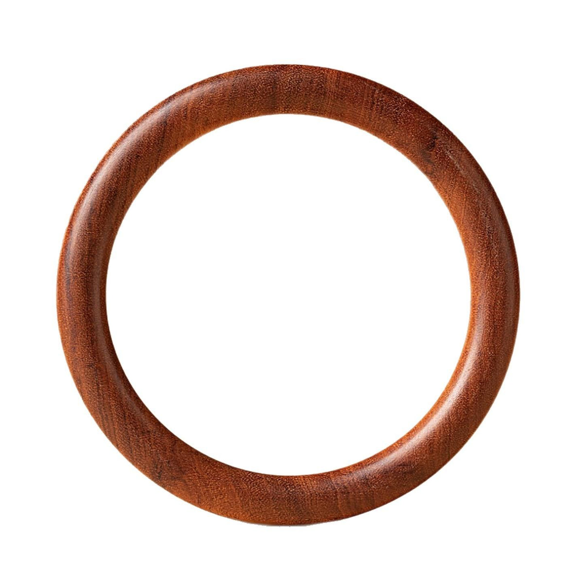 Natural Peach Wood Bracelet Female Sandalwood Red Wood round Bar Plain Ring Wooden Bracelet Simple National Style Chaise Bracelet Light Luxury Wenwan Jewelry