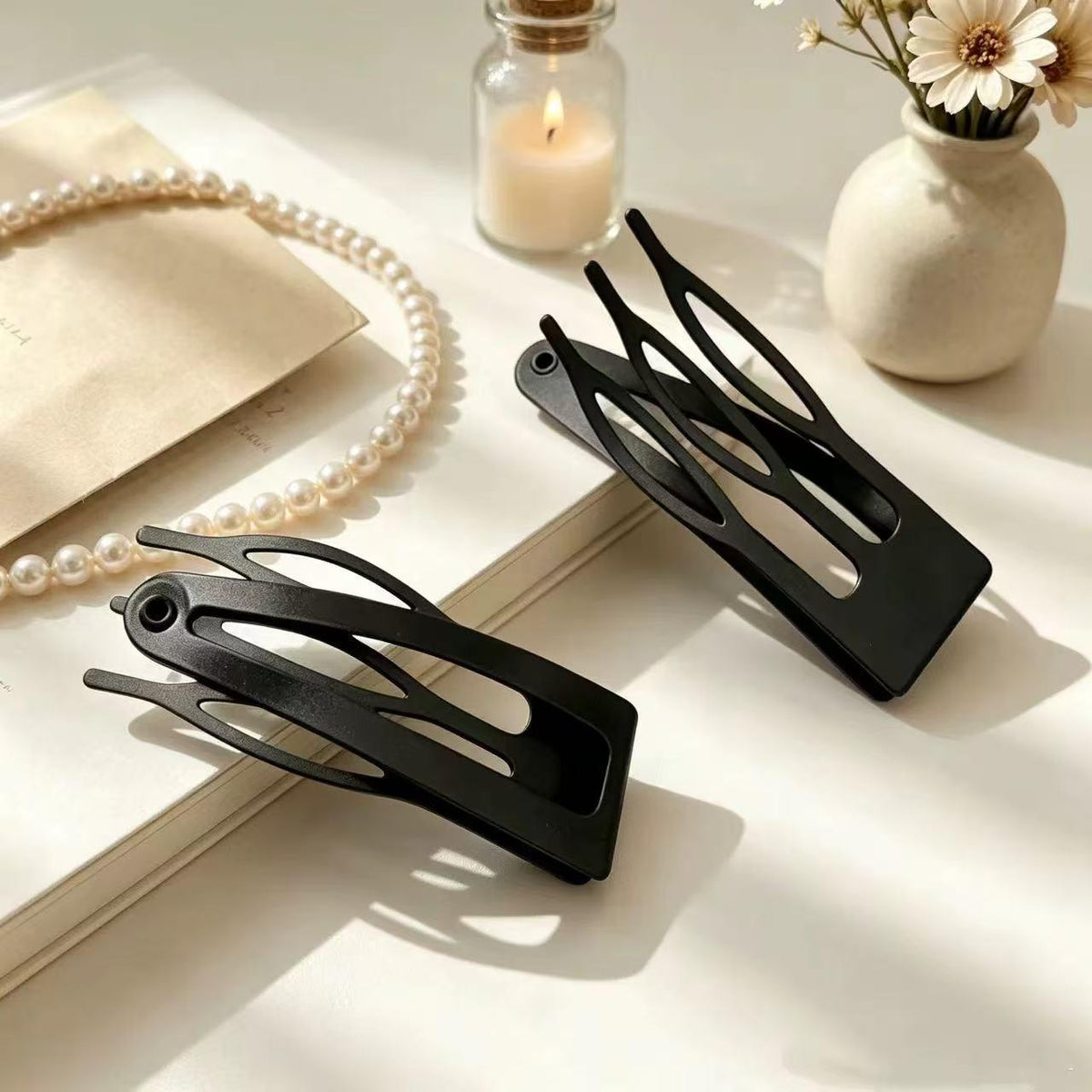 Easy to Use Comb BB Clip! Fluffy High Skull Top Princess Head Small Broken Hair Artifact Side Bangs Essential Hairpin
