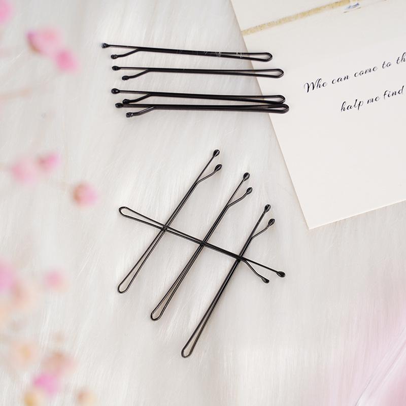 Hair Clip Factory Wholesale Broken Hairpin Black Hair Clip Bold and Tight No Inlay Hairpin Updo Hair Headwear Hair Accessories