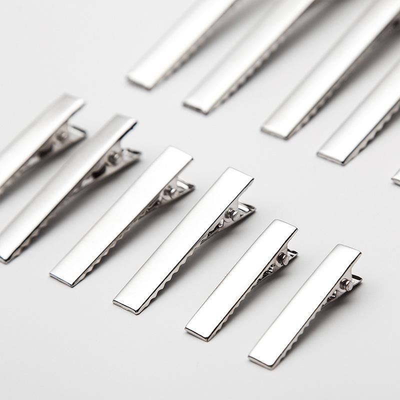 Duckbill Clip Hairpin DIY Bottom Clip Square Hairpin Bottom Embryo Handmade Material Side Clip Crocodile Clip Metal Hairpin Accessories