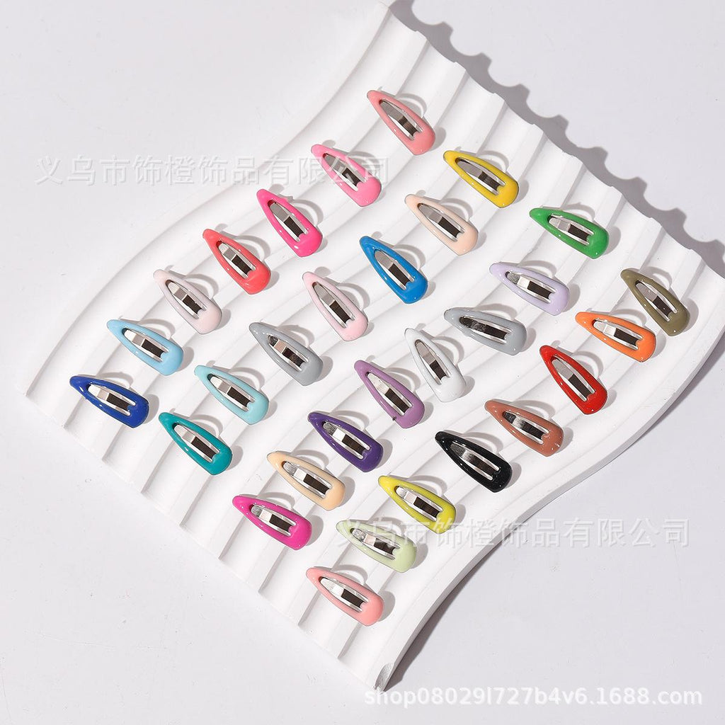 2cm Korean Style BJD Drop-Shaped Drip Hair Clip Doll Pet Hair Accessories Doll Hairpin Mini Broken Hair BB Clip Side Clip