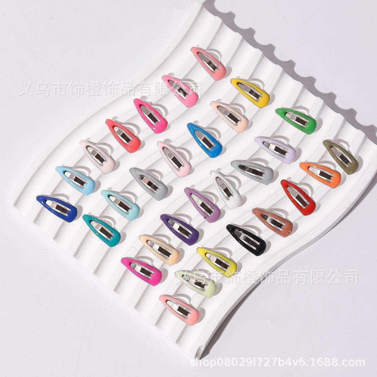 2cm Korean Style BJD Drop-Shaped Drip Hair Clip Doll Pet Hair Accessories Doll Hairpin Mini Broken Hair BB Clip Side Clip
