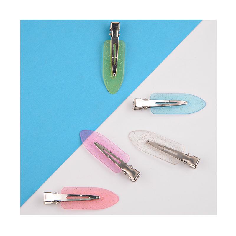 Korean DIY Cream Clip Seamless Hairpin Summer Side Hairpin Duckbill Makeup Bangs Clip Broken Hair Clip Headdress