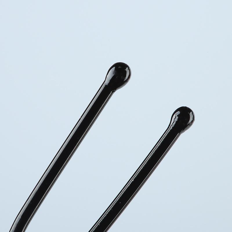 Thick U-Shaped Clip 50 Pcs/Bag Black U-Shaped Clip Studio Hairpin Bridal Headdress Hairpin Plate Hairpin Factory Wholesale