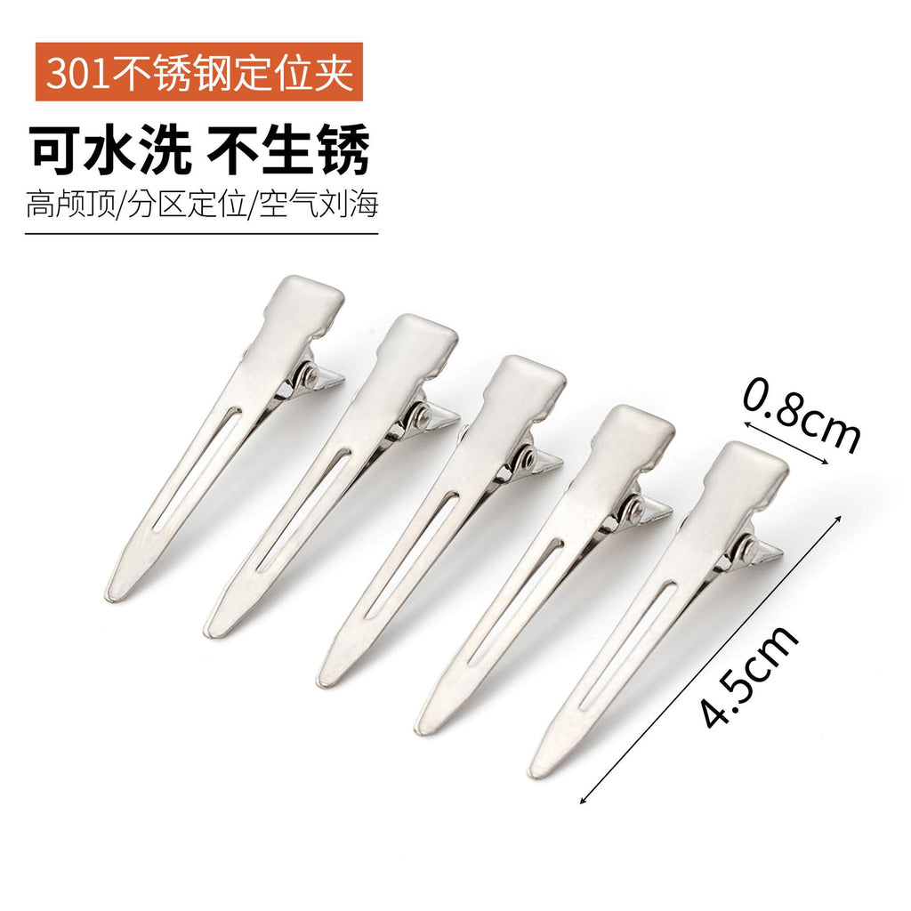 Hair Root Fixed Fluffy Pointed Clip Beauty Hairpin Studio Makeup Artist Modeling Hairdressing Duckbill Clip Positioning Partition Hairpin