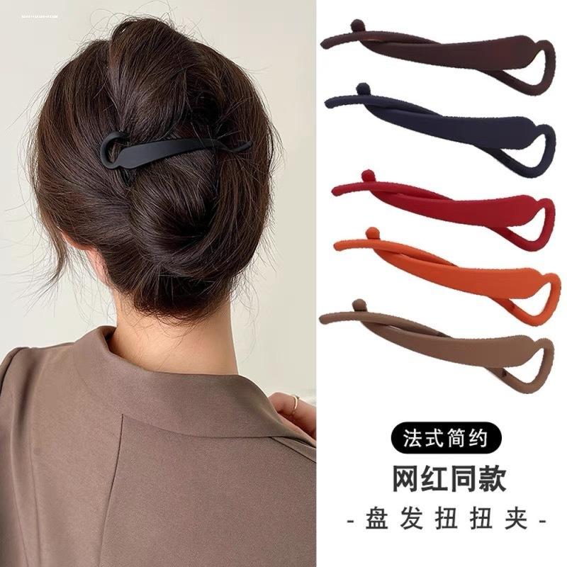 Updo Hair Fixed Twist Clip Hairpin Female Back Head Clip 2025 New Hair Clip Hairpin Banana Clip Hair Accessories Headdress