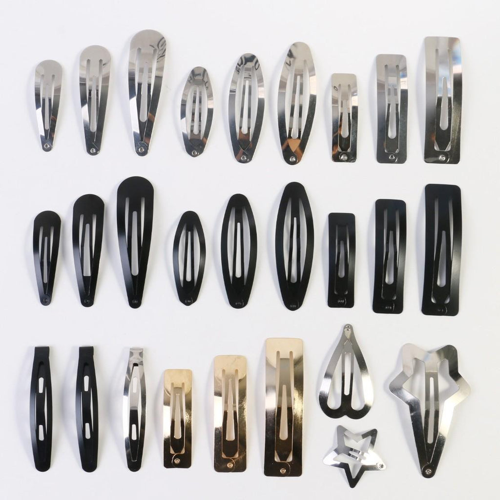 Guangdong Thickened Square BB Clip Spot Wholesale Water Drop Clip Metal Headdress Hair Accessories Bangs Hairpin BB Clip