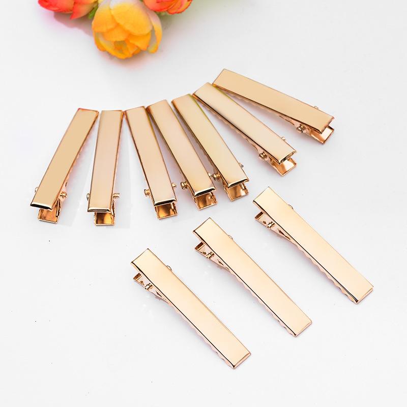 Duckbill Clip Thickened Square Clip DIY Hairpin Material Hair Accessories Hairpin Simple Frosted Side Clip Sticky Accessories