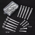 4.5 Style Hairdressing Duckbill Clip Hand Push Corrugated Clip Partition Clip Hairpin Hair Root Loose Clip Positioning Clip Hot Hair Dyeing