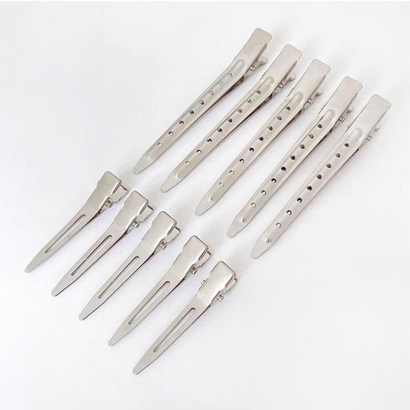 4.5 Style Hairdressing Duckbill Clip Hand Push Corrugated Clip Partition Clip Hairpin Hair Root Loose Clip Positioning Clip Hot Hair Dyeing