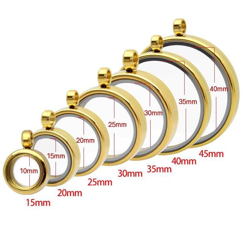Coin Protection Box Pendant Titanium Steel Trendy Necklace Silver Gold Coin Outer Frame Pendant Gawu Box Pendant Pendant