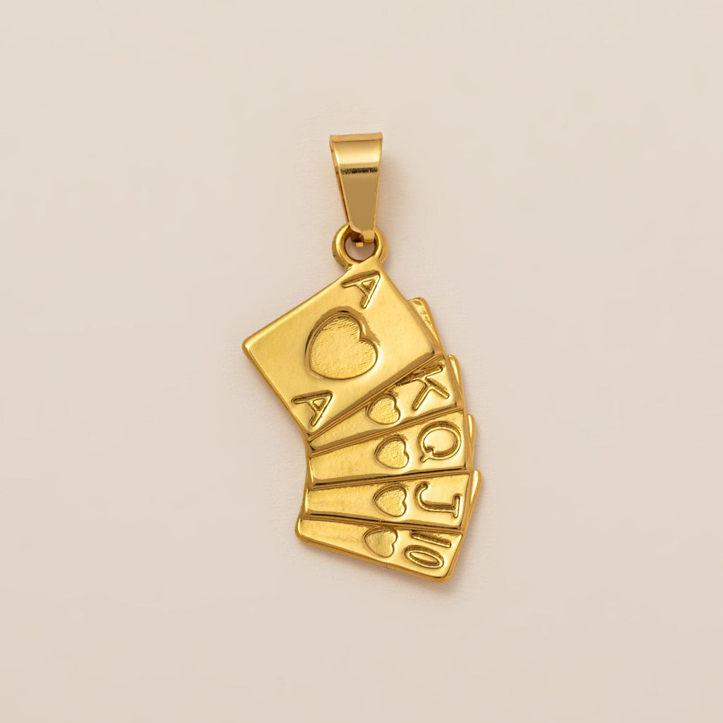 Banana Elephant European and American Cross-Border New Stainless Steel Tea Cup Love Pendant DIY Accessories Furnace Vacuum Electroplating 18K