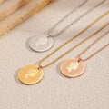 Hot Selling Crown Queen Avatar Coin Necklace Pendant European and American Fashion Non-Fading Religious Belief