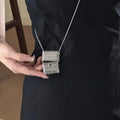 Mid-Ancient Woven Mini Bag Necklace for Women 2024 New Necklace Design Women's Sweater Fashion All-Matching