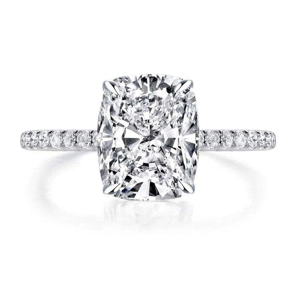 Hong Rong Amazon Popular Cross-Border Zircon Ring Advanced Diamond Ring Carat Single Row Ring Niche Jewelry Factory