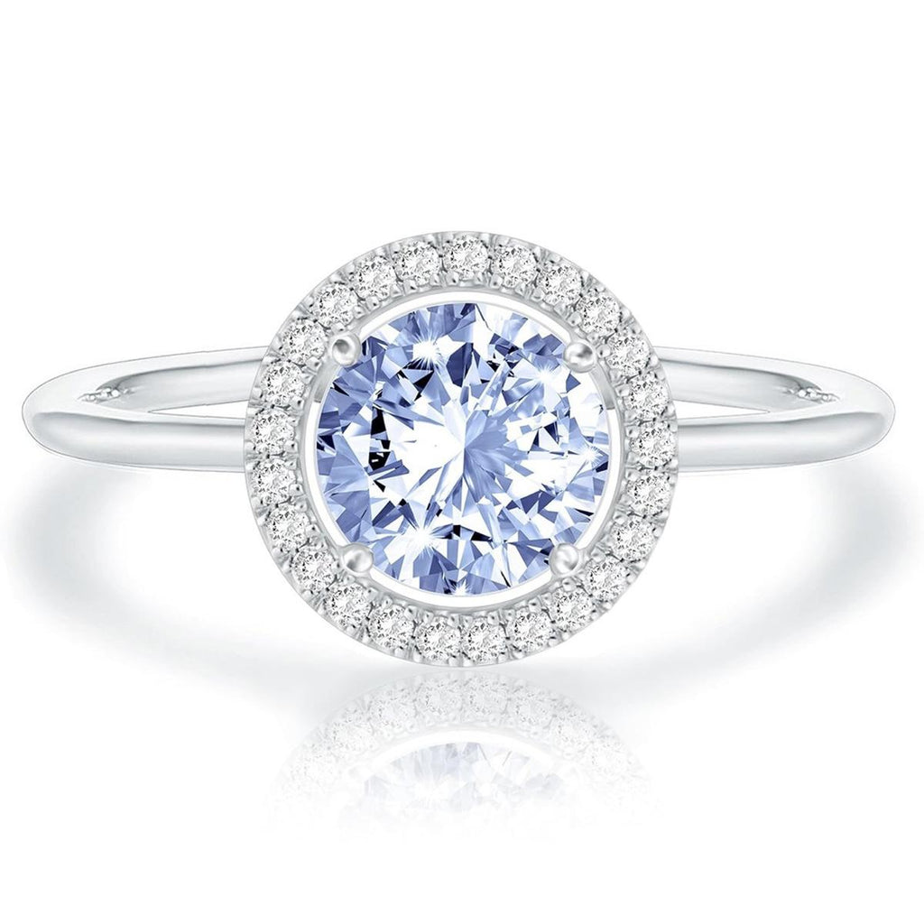 Hong Rong Amazon Popular Cross-Border Zircon Ring Advanced Diamond Ring Carat Single Row Ring Niche Jewelry Factory