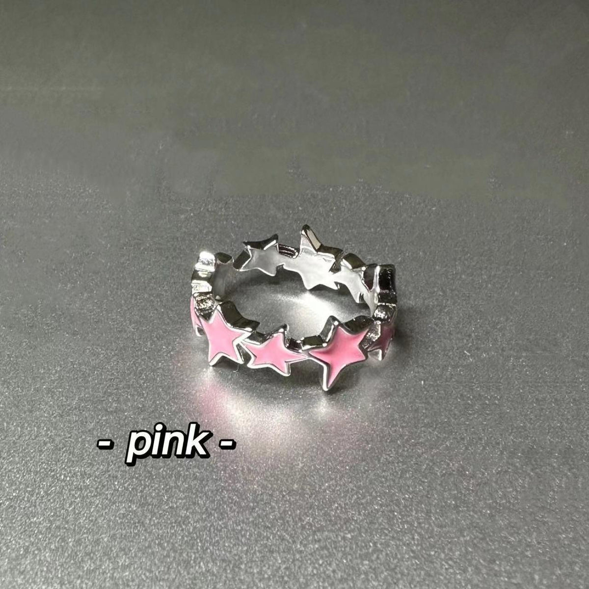 Little Red Book Dopamine Star Open Ring Cold Style Ins Niche Design High Sense Qixi