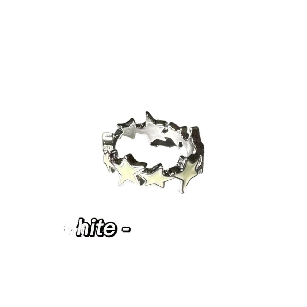 Little Red Book Dopamine Star Open Ring Cold Style Ins Niche Design High Sense Qixi