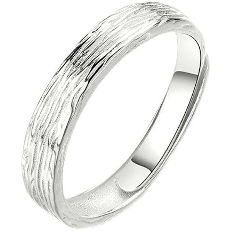 Men's Ring Plain Ring Personality Domineering Trendy Folding Combination Retro Single Ring Mobius Open Ring Tail Ring