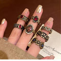 Women's Retro Retro Retro Heart Ring
