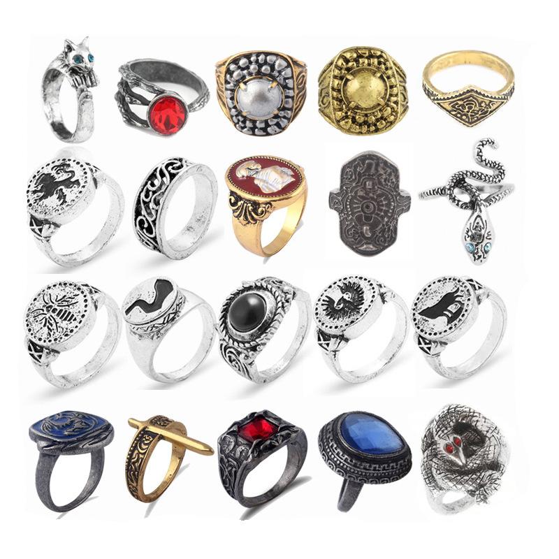 Game Peripheral Dark Soul 3 Ring European and American Fashion Retro Style Ring AliExpress Amazon Foreign Trade