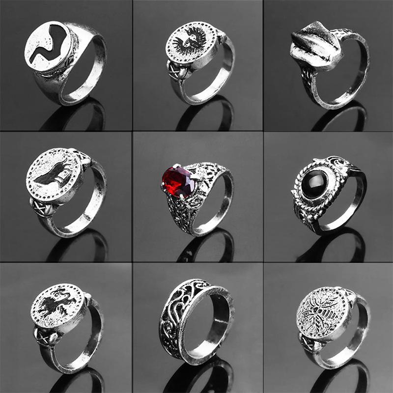 Game Peripheral Dark Soul 3 Ring European and American Fashion Retro Style Ring AliExpress Amazon Foreign Trade
