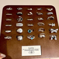 Wholesale Simple Zircon Plain Ring Female Niche Light Luxury High-Grade Index Finger Ring No Drop Color Open Ring New Product