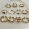 Hengzi Home Iris Flower Square Ring Female Opening Adjustable Retro Light Luxury Maillard Jewelry Niche Ring