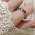 Retro National Fashion Ring Lucky Jewelry Fu Lu Gourd National Style Open Adjustable Men's and Women's Ring Index Finger Creative