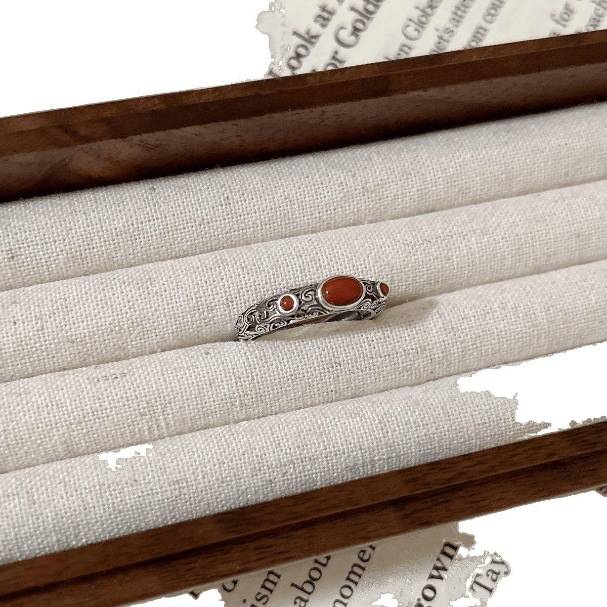 Retro National Fashion Ring Lucky Jewelry Fu Lu Gourd National Style Open Adjustable Men's and Women's Ring Index Finger Creative