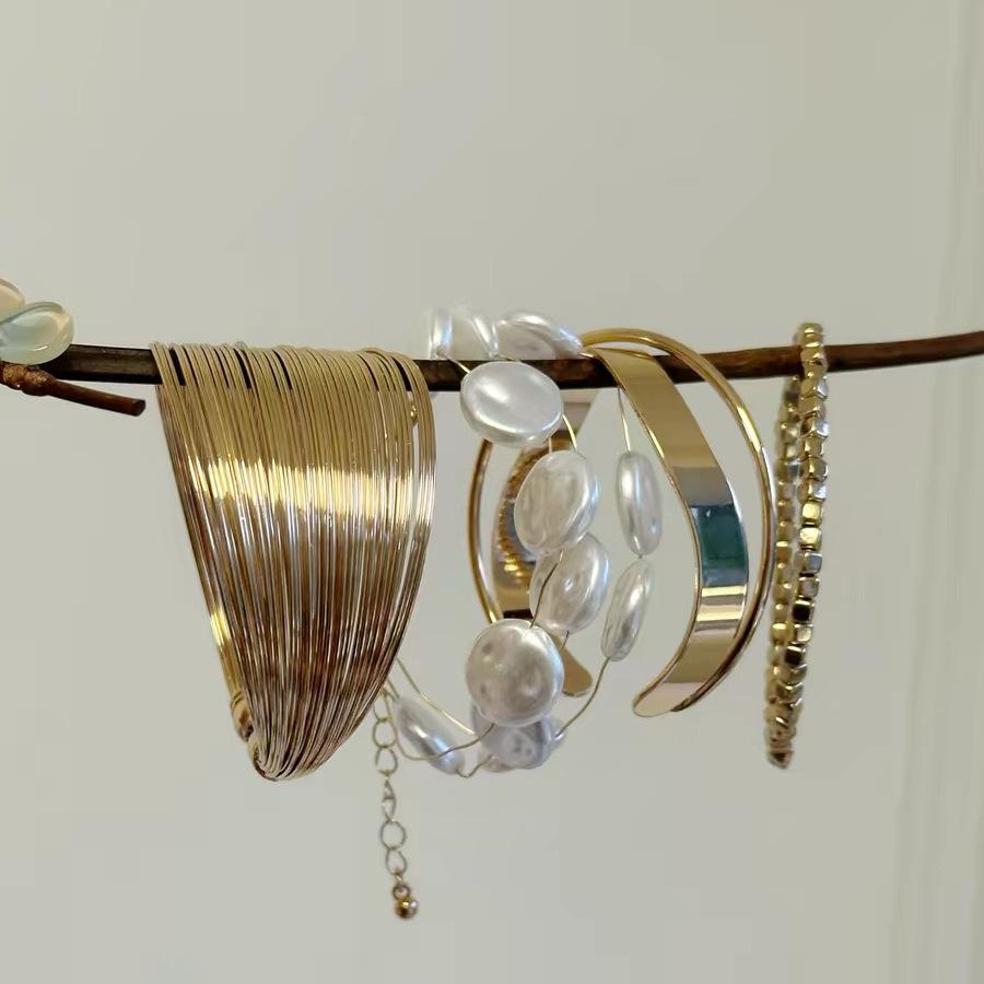 Vintage Vintage Bracelet Set Fashionable All-Match Wide-Brimmed Bracelet Stacked High-Grade Spring and Summer New All-Match Bracelet
